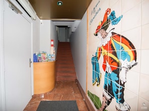 Interior entrance
