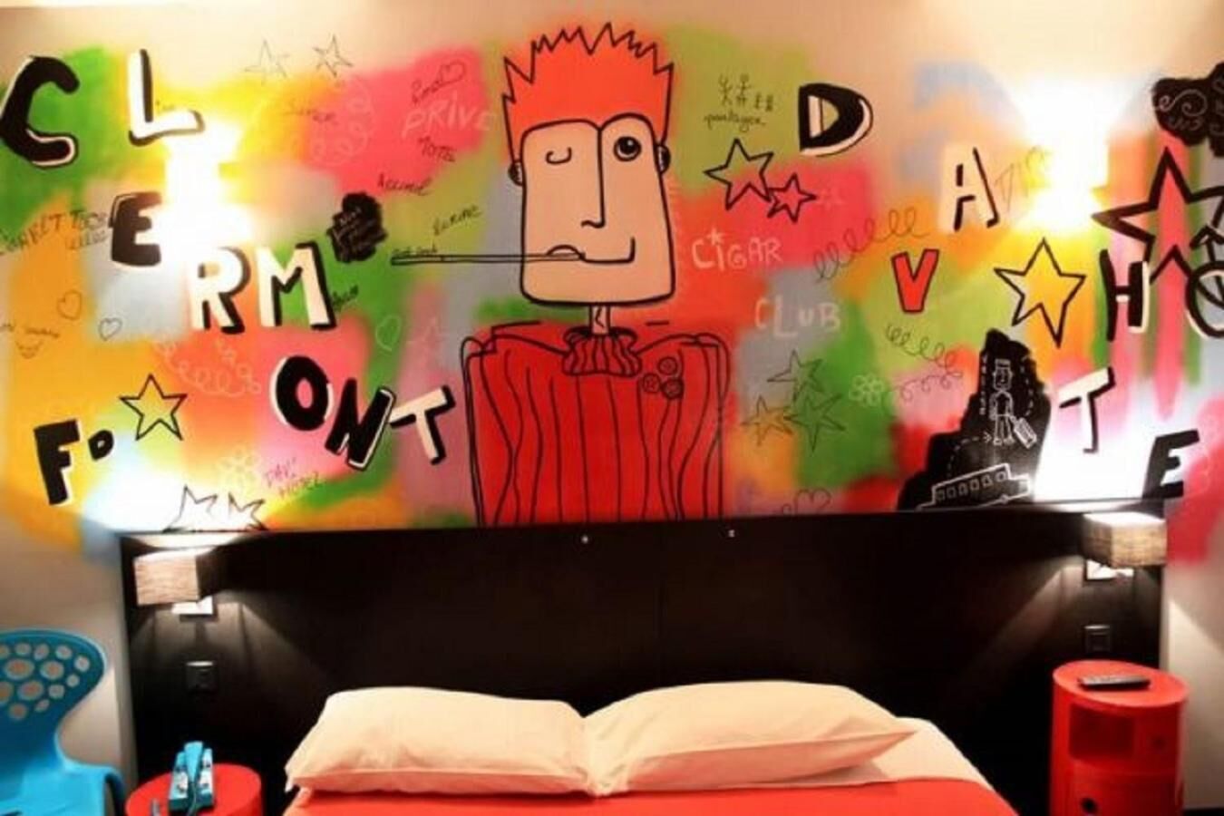 individually decorated, desk, blackout curtains, soundproofing