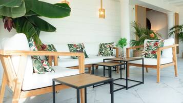 Zona de estar del vestíbulo