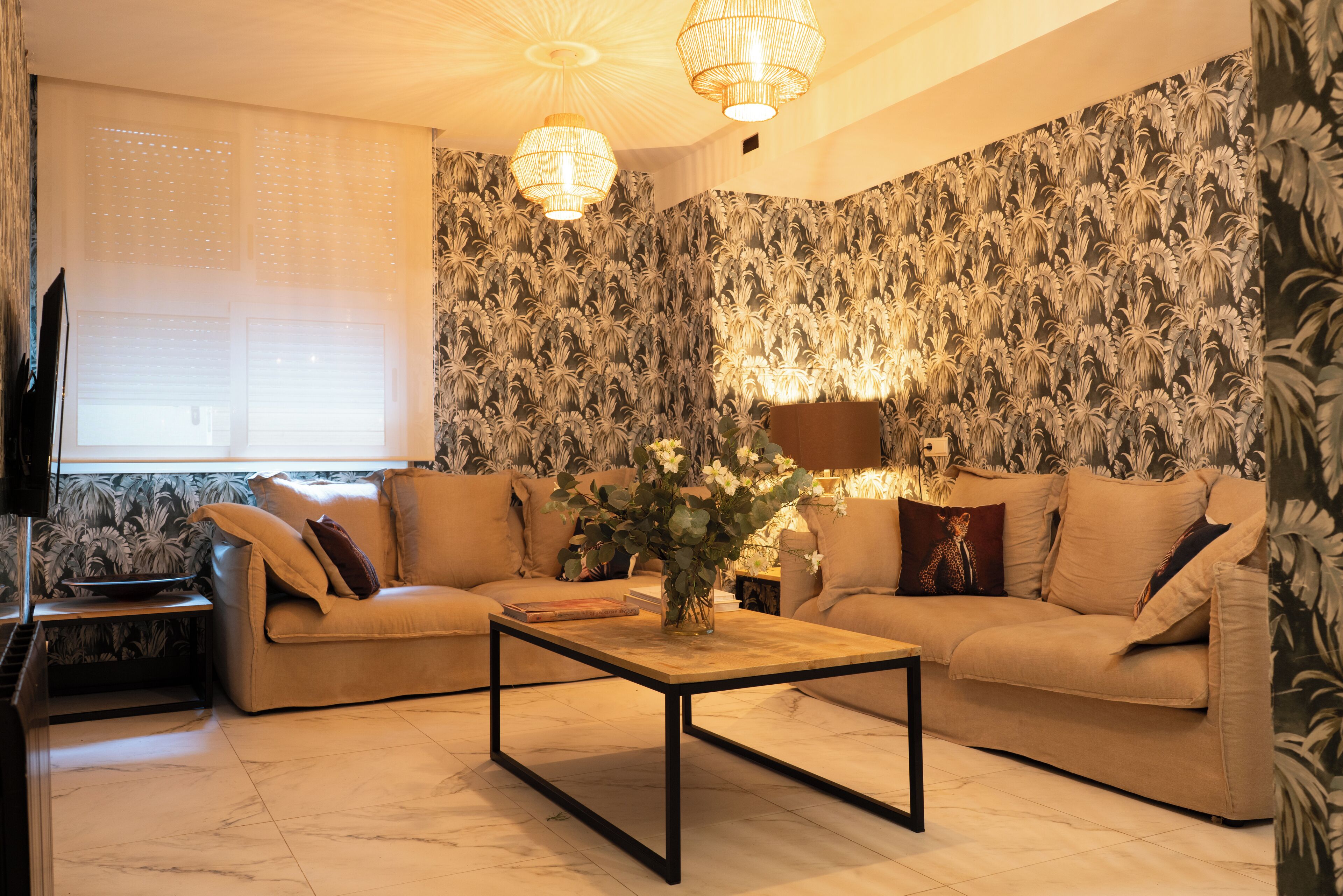 Sala de estar en el lobby