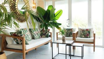 Sala de estar en el lobby