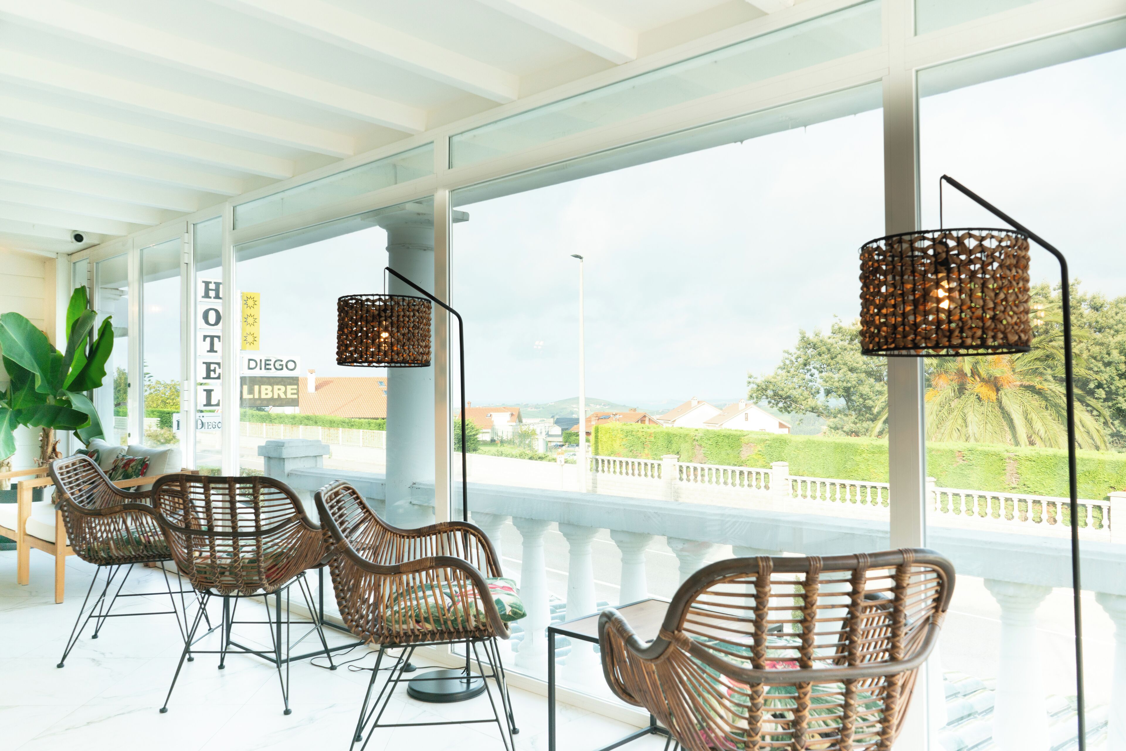 Sala de estar en el lobby