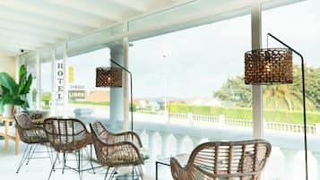 Sala de estar en el lobby