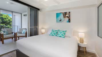 Appartement Deluxe, 2 chambres | 2 chambres, literie de qualité supérieure, décoration personnalisée