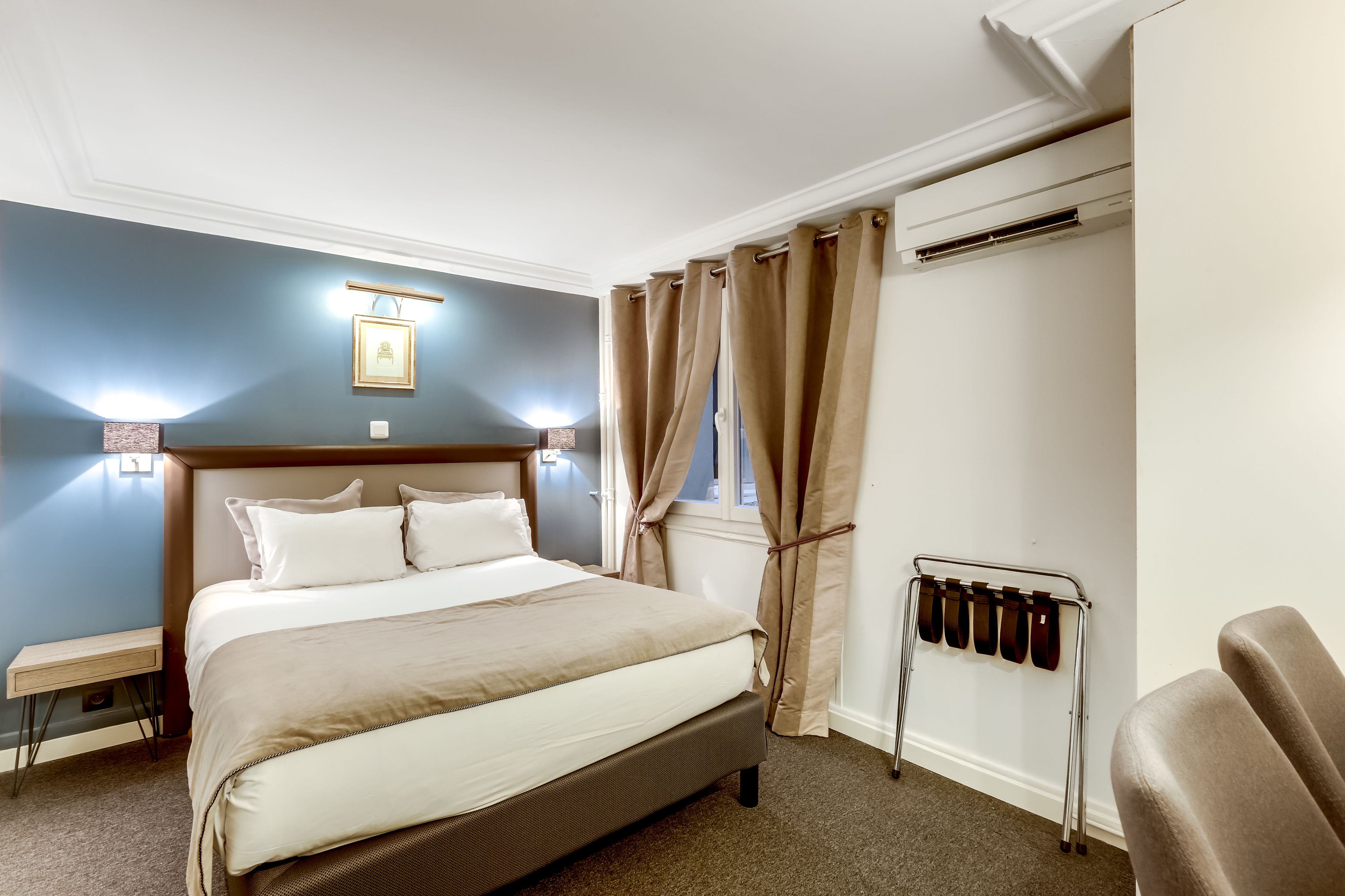 double room | in-room safe, desk, blackout curtains, soundproofing
