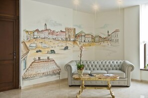 Bar-salon dans le hall