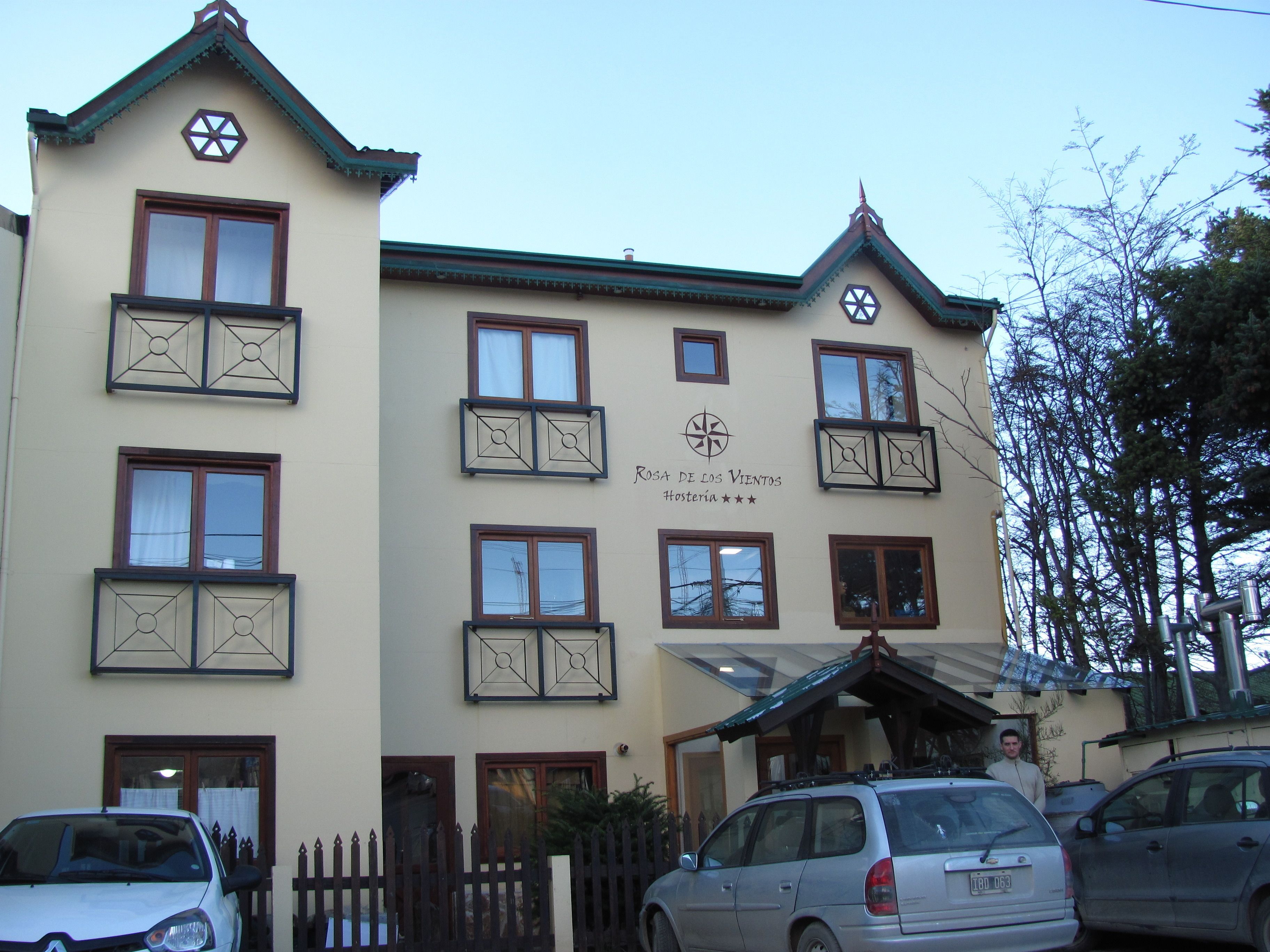 Overnatningsstedets facade