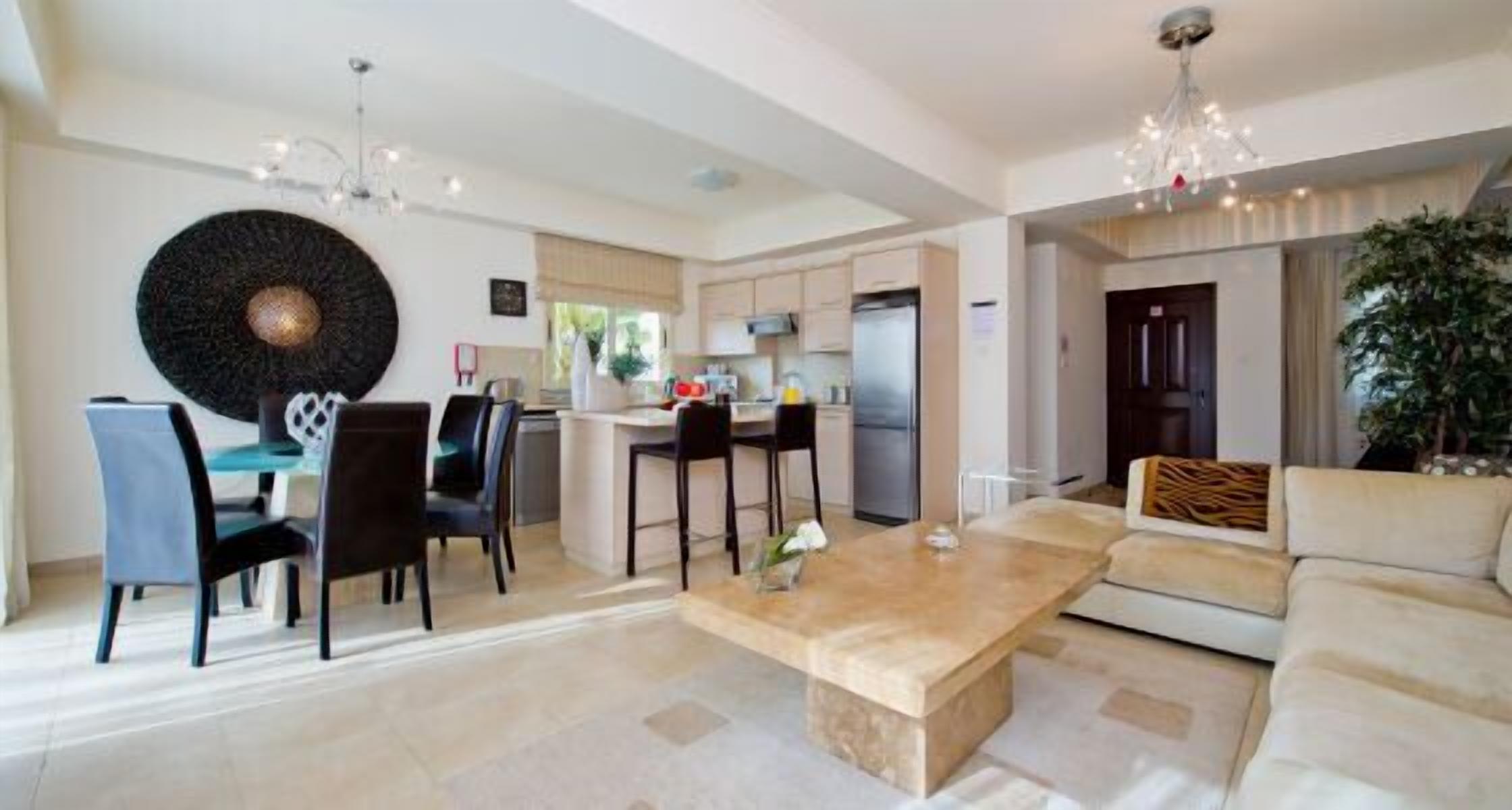 32-inch flat-screen TV with satellite channels, TV, DVD player