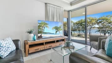 3 Bedroom Apartment | Living area | Flat-screen TV, DVD player
