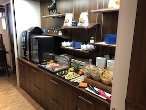 Daily buffet breakfast (EUR 12.75 per person)