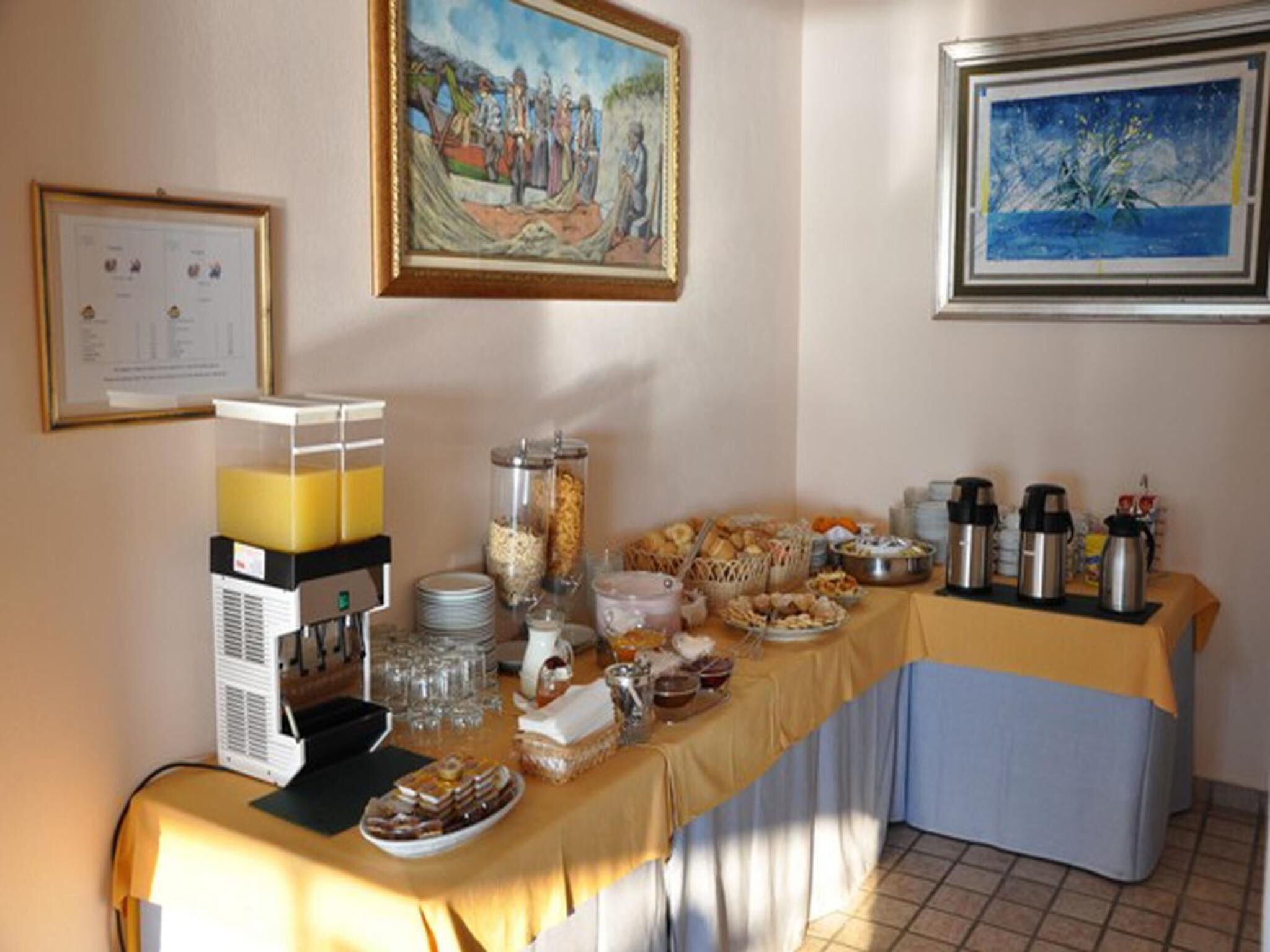 breakfast and dinner served, local cuisine