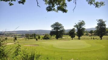 Enjoy a peaceful round of golf or leisurely stroll through the well-maintained fairways and greens.