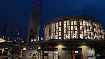 Staduitzicht vanuit accommodatie