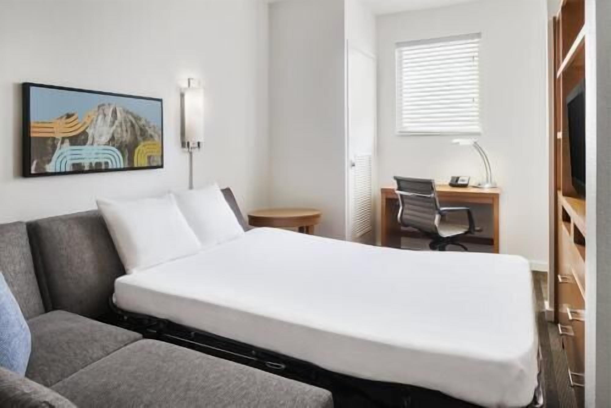 Desk, blackout drapes, iron/ironing board, free WiFi