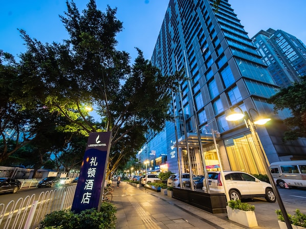 Front of property – evening/night
