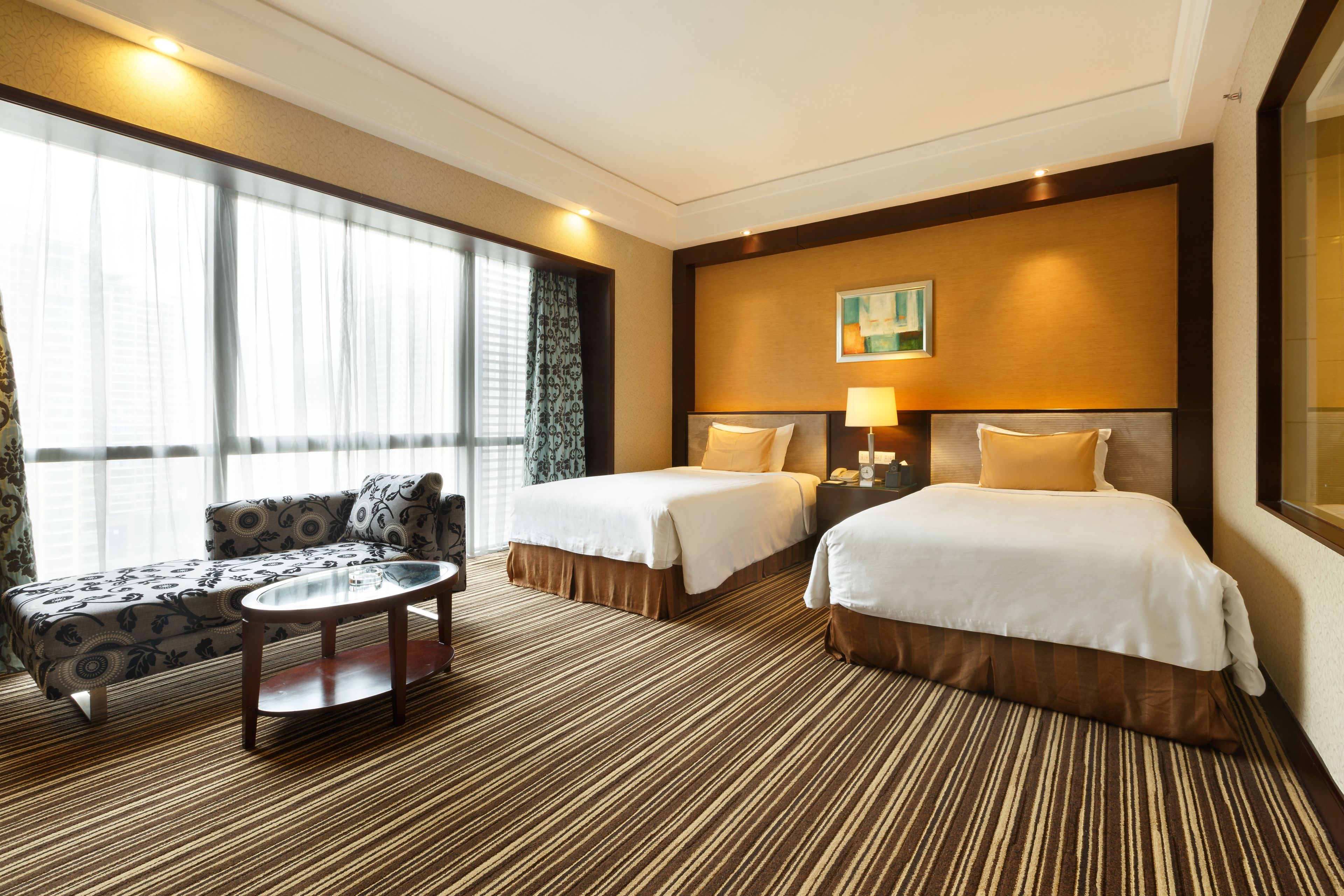 executive twin room, 2 single beds | view from room