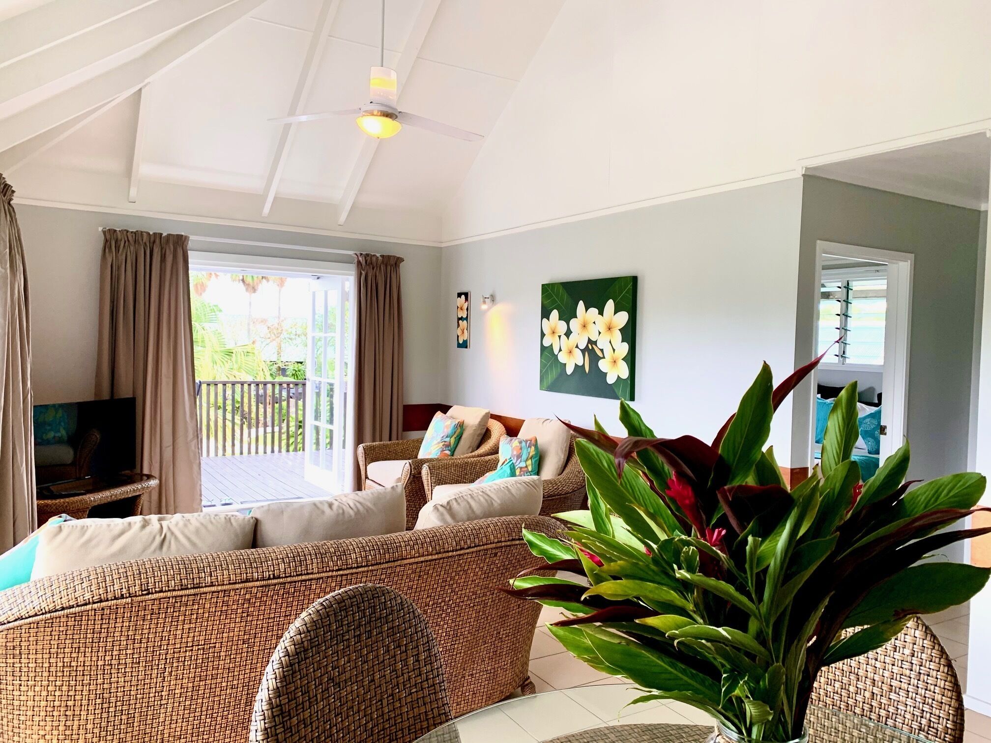 Familjelägenhet - trädgård | 1 sovrum och sängtillbehör av högsta kvalitet