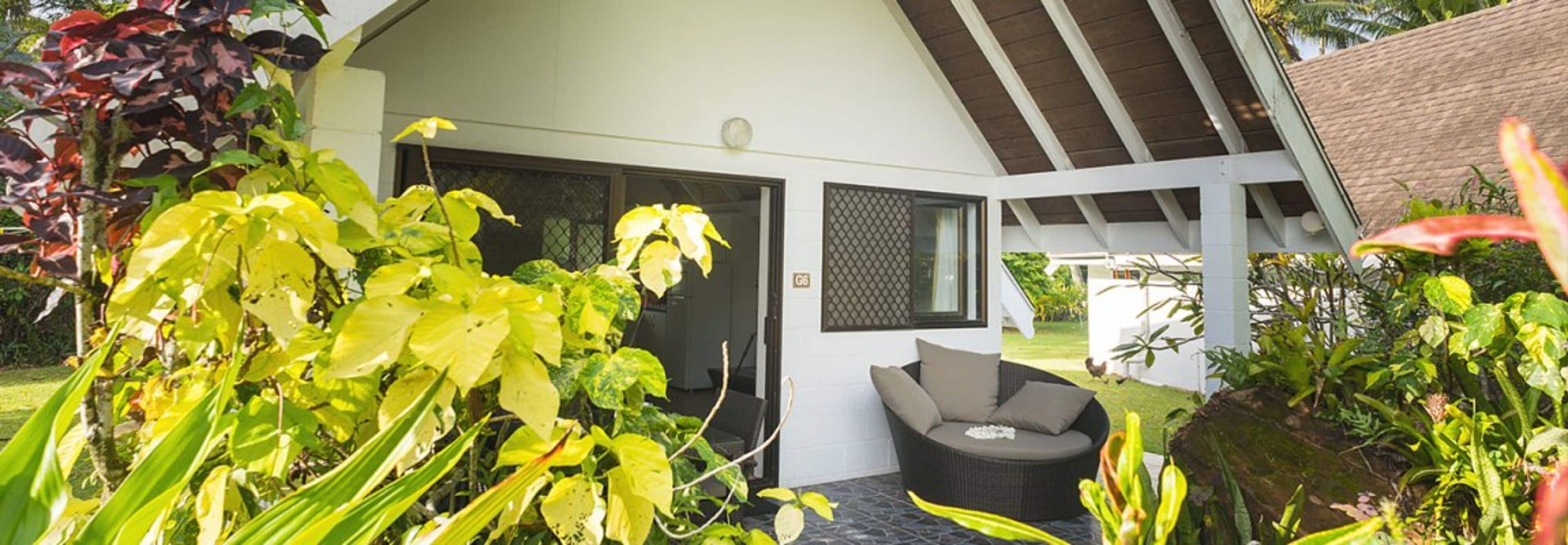 studio, garden area | view from room