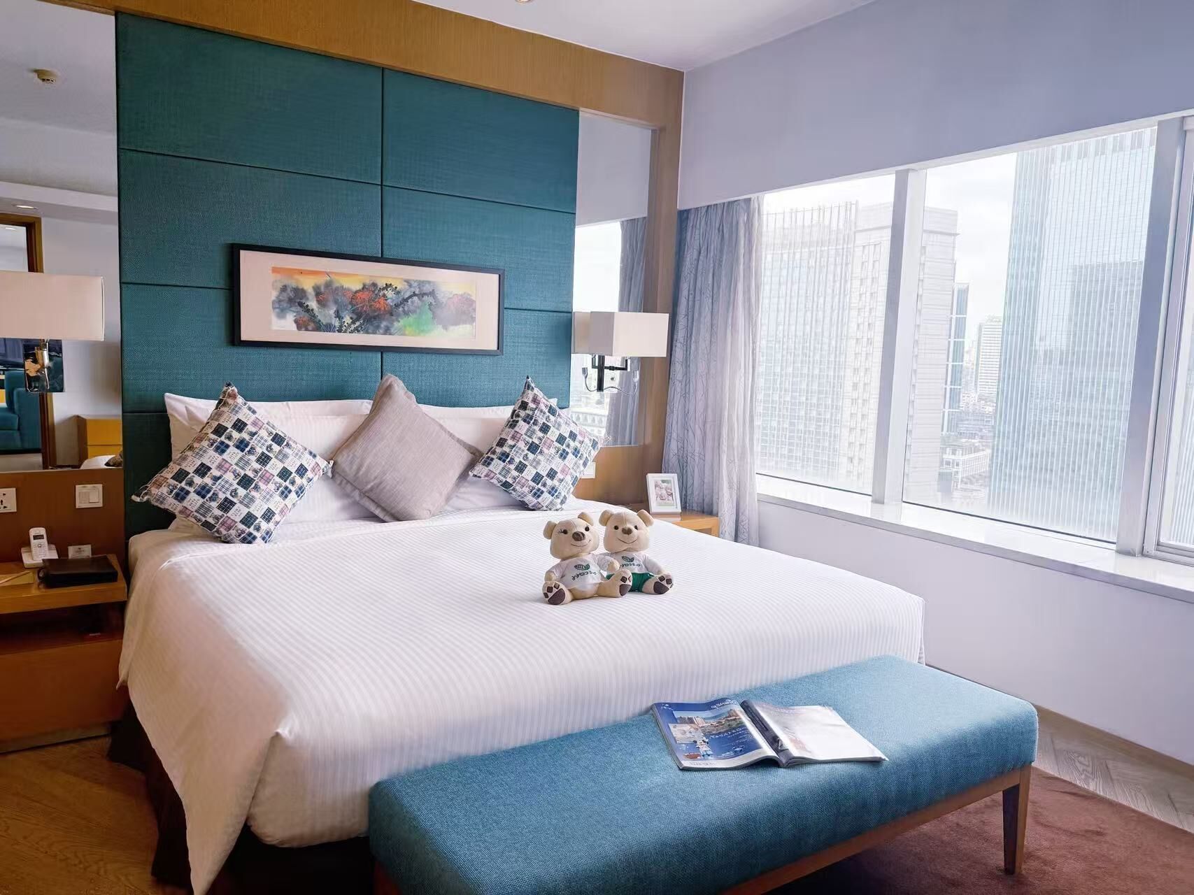 行政客房, 1 间卧室 (Extra Bed) | 高档床上用品、羽绒被、加厚床垫、客房内保险箱