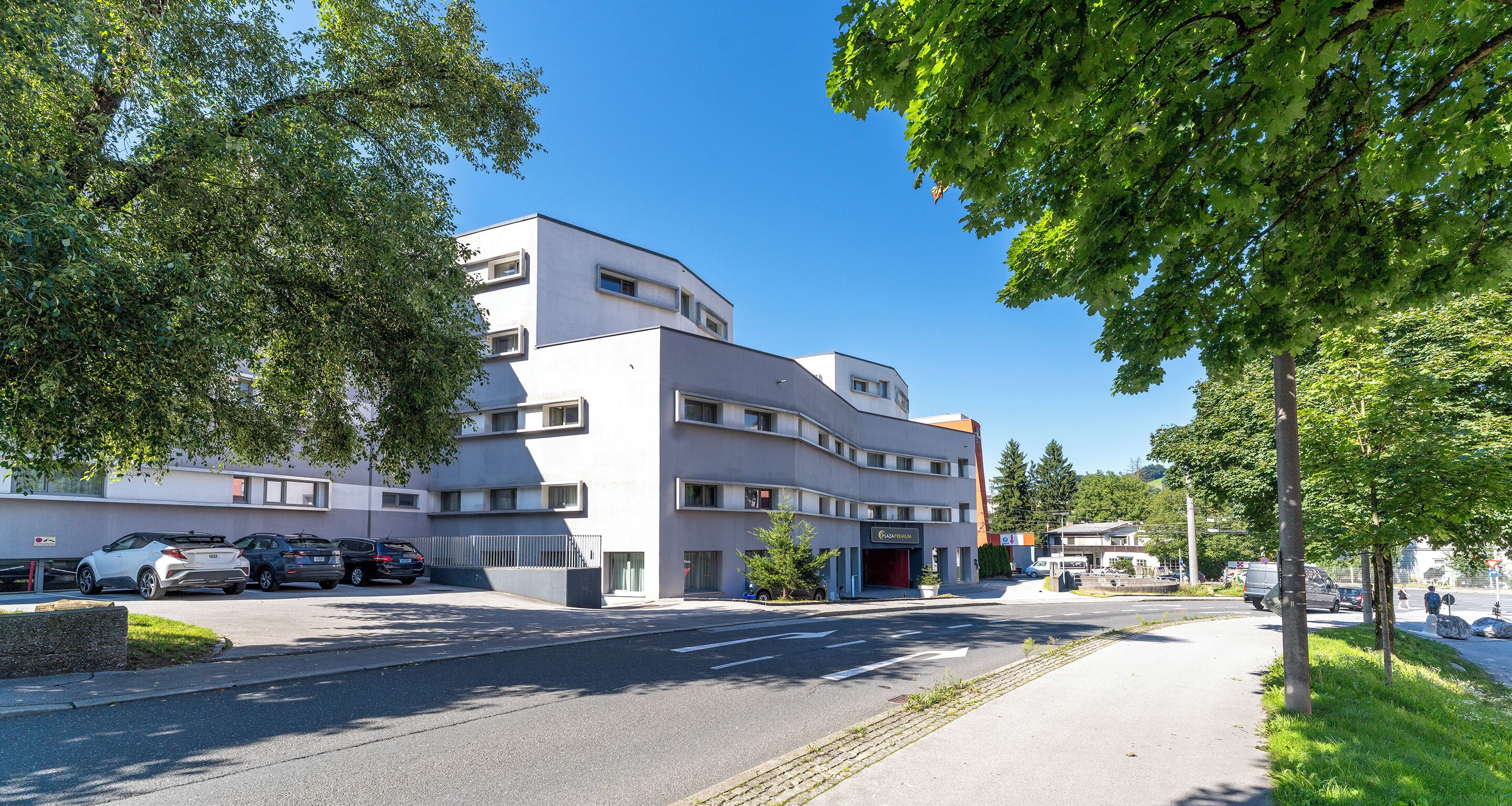 Overnatningsstedets facade