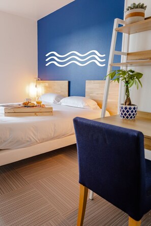 Chambre Standard double, 1 grand lit | 1 chambre, lit avec matelas Select Comfort, décor unique