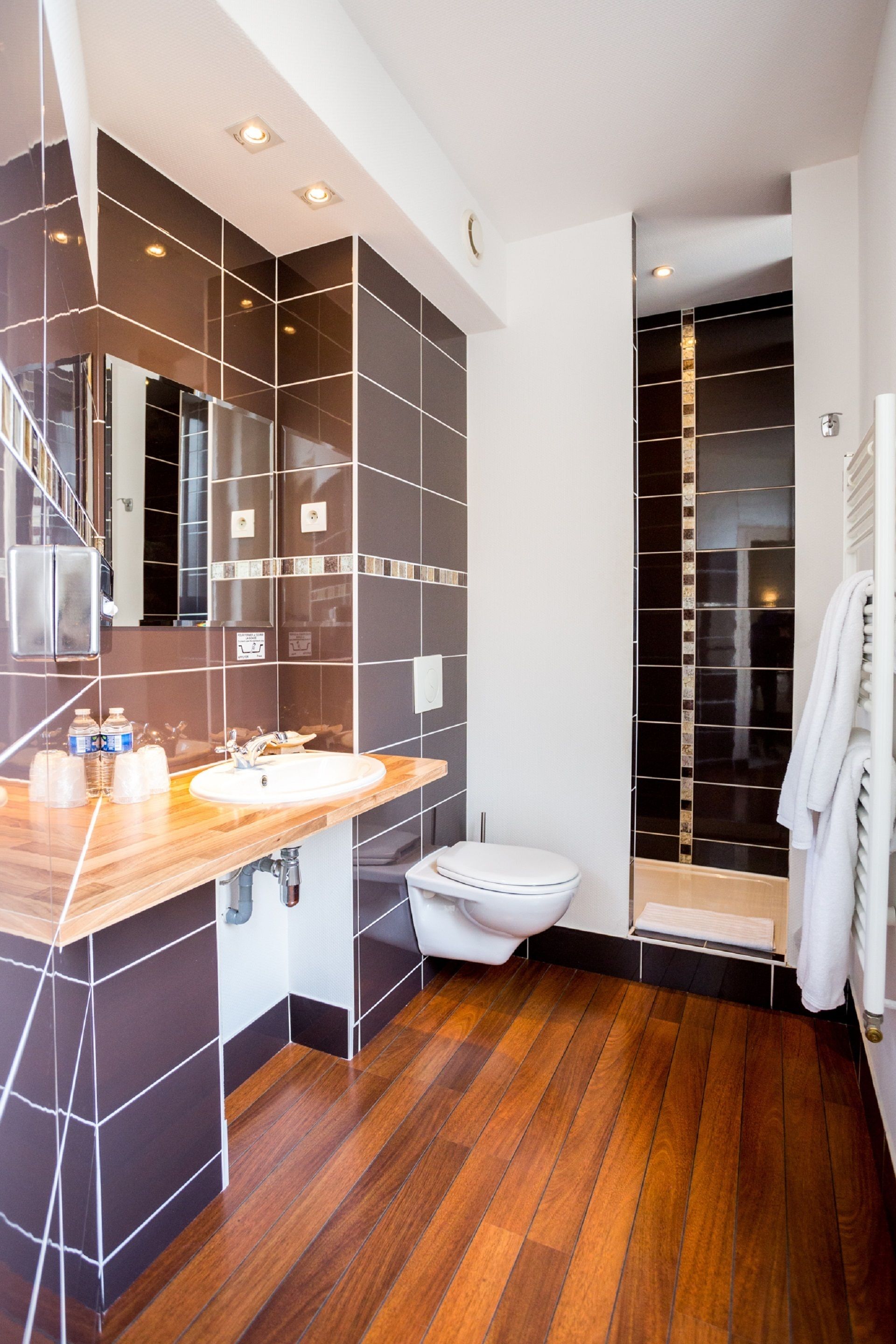 free toiletries, hair dryer, towels, soap