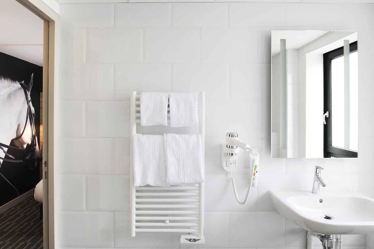 standard room, 1 double bed with sofa bed | in-room safe, desk, soundproofing, iron/ironing board