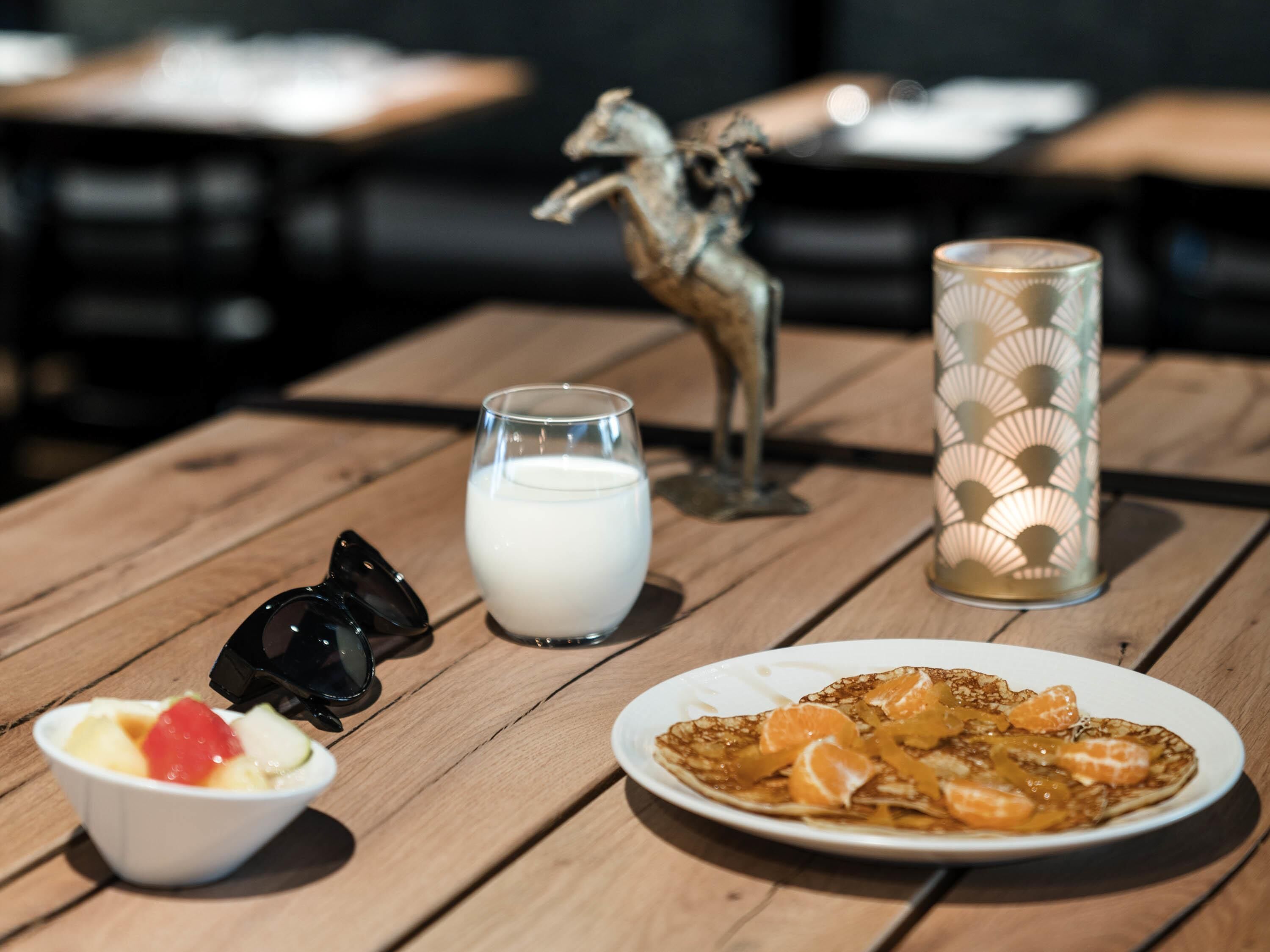 daily buffet breakfast (eur 12 per person)