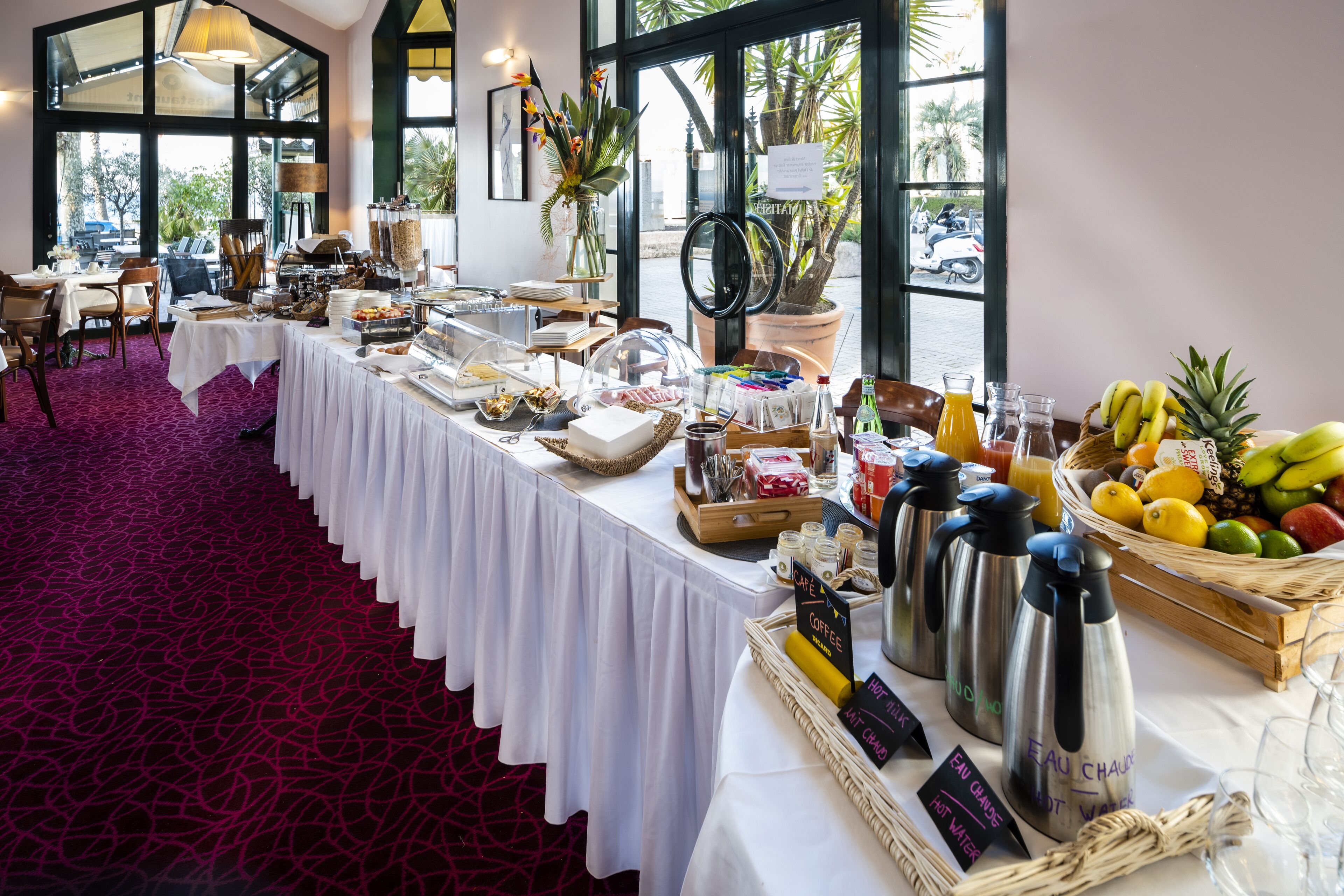 daily buffet breakfast (eur 14.5 per person)
