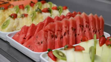 뷔페 아침 식사