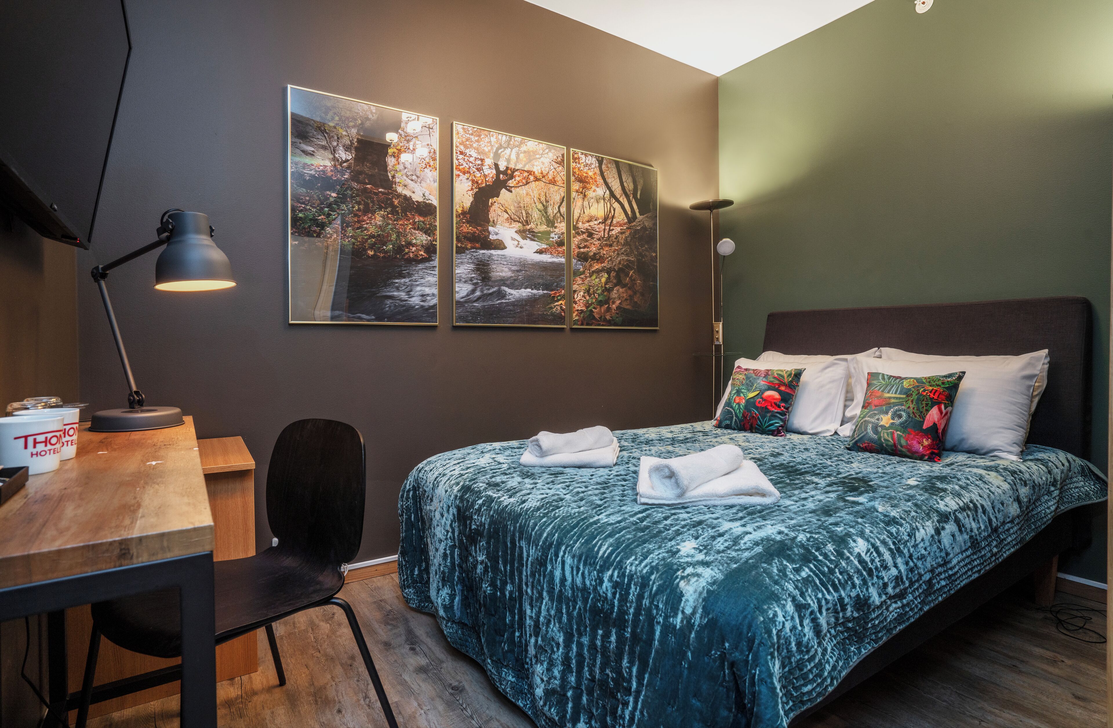 Doppelzimmer (Moderate - No Window) | Hochwertige Bettwaren, Schreibtisch, Verdunkelungsvorhänge