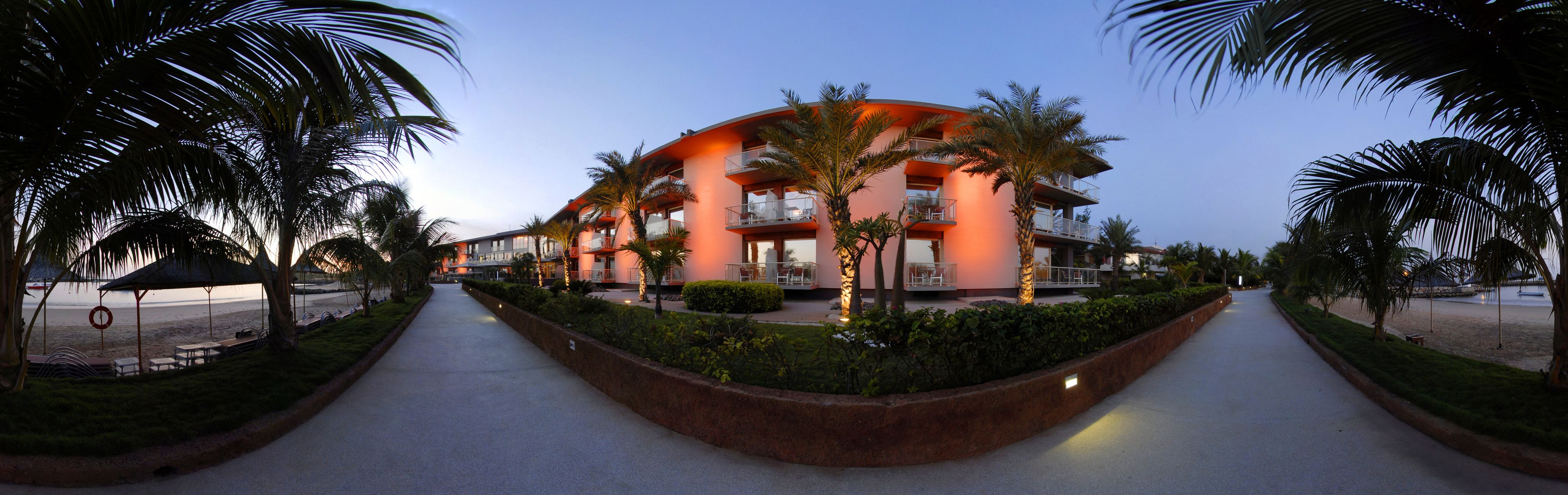 front of property – evening/night