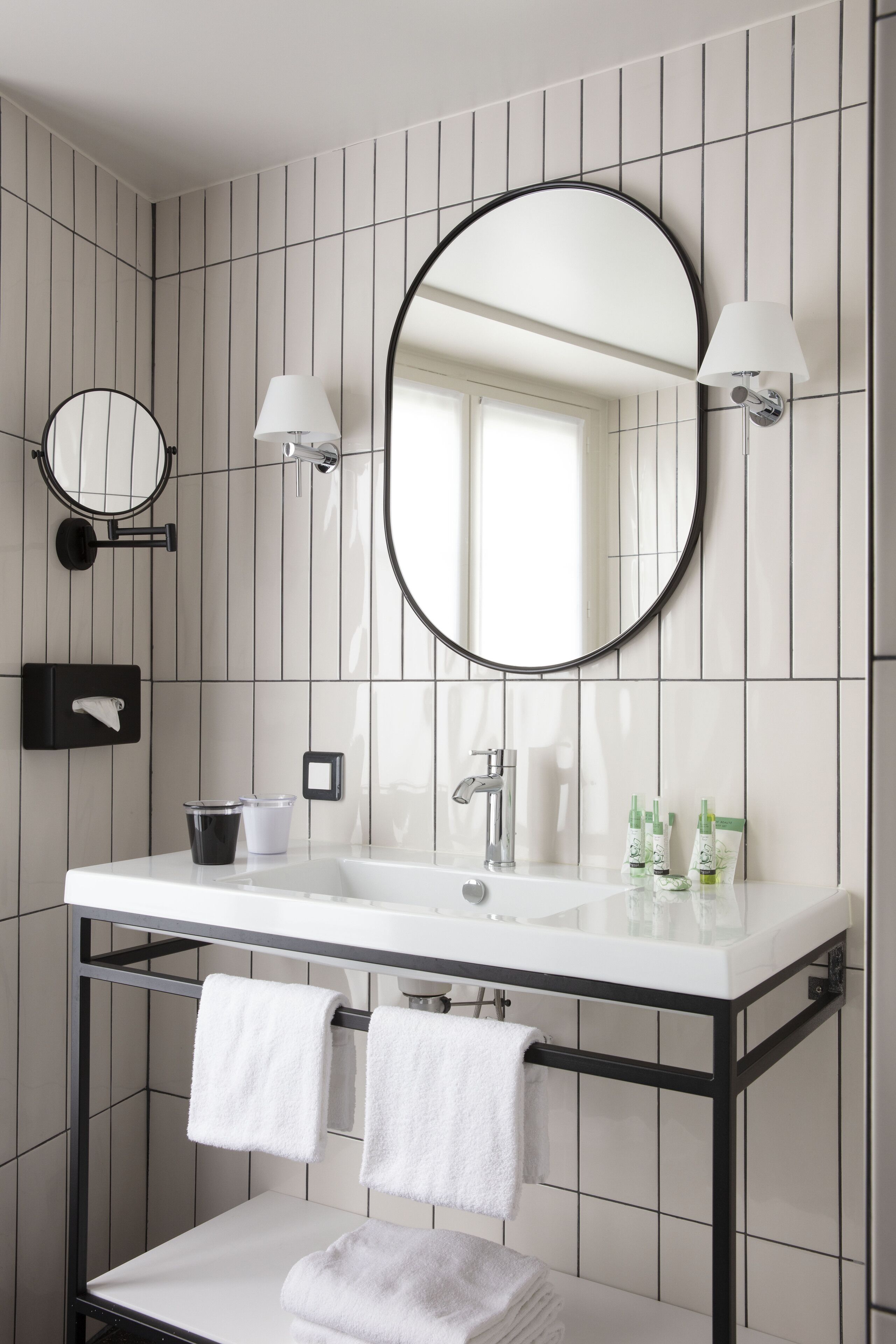 deep-soaking bathtub, free toiletries, hair dryer, slippers