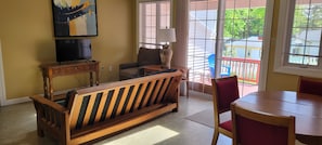 Premium Double Room | Living area | 32-inch flat-screen TV with digital channels, TV