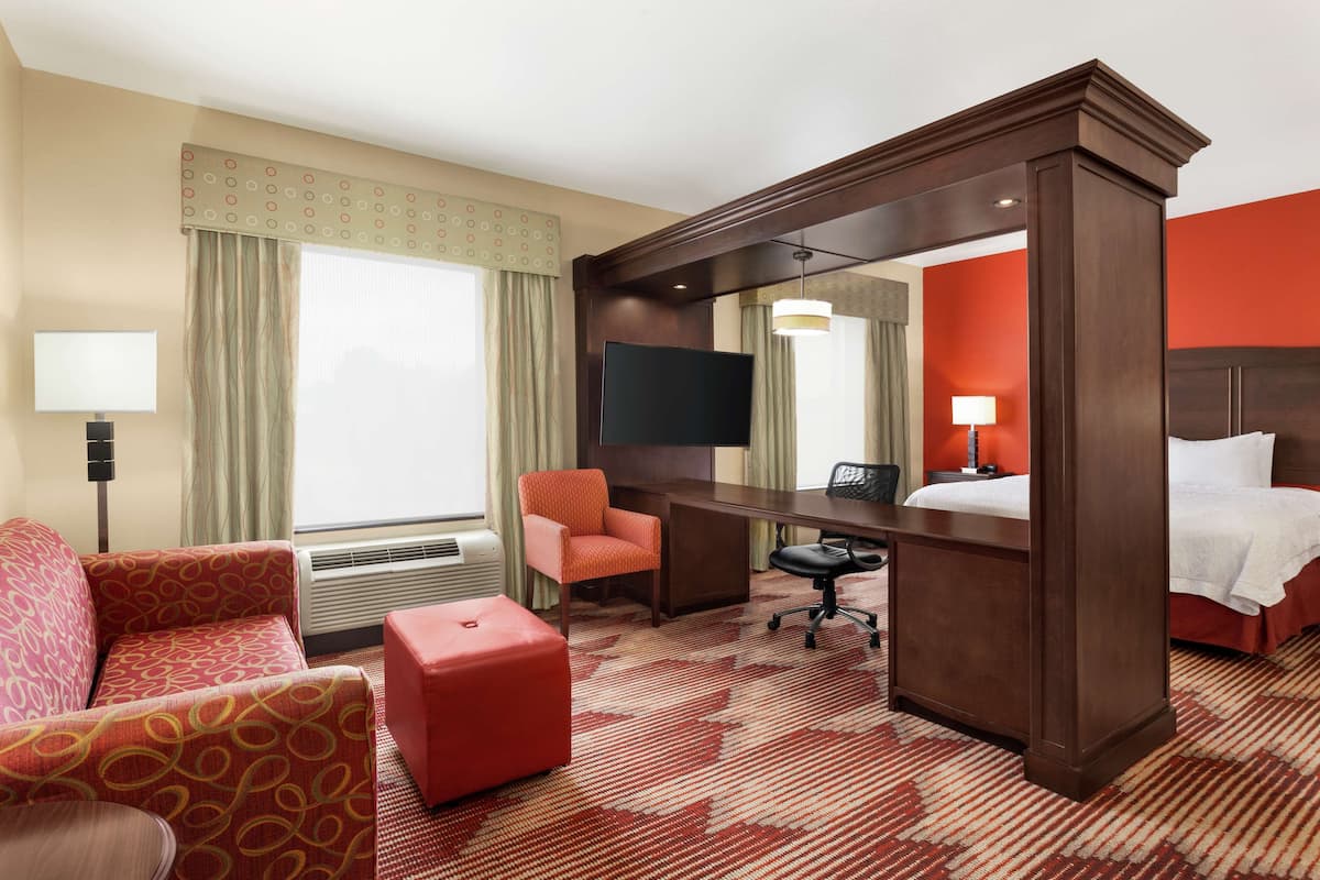 king studio suite | 1 bedroom, in-room safe, iron/ironing board, free cots/infant beds