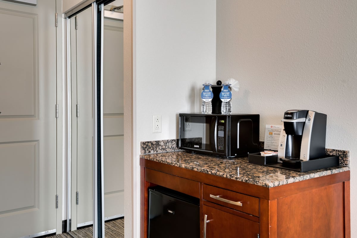 hypo-allergenic bedding, down duvets, pillow-top beds, blackout curtains