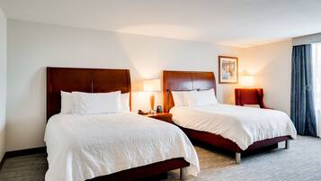 Room, 2 Queen Beds, Accessible, Bathtub | Hypo-allergenic bedding, down comforters, pillowtop beds