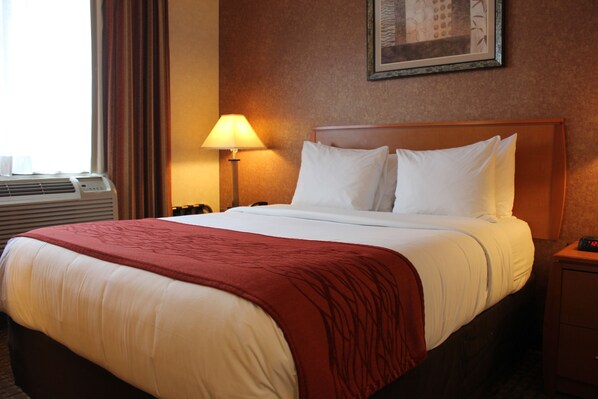 Standard Room, 1 Queen Bed, Non Smoking | Desk, laptop workspace, iron/ironing board, free WiFi