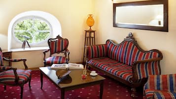 Siddeområde i lobbyen