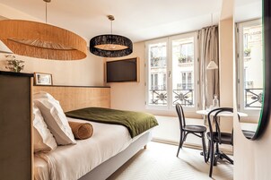 Standard Double Room | Premium bedding, individually decorated, desk, laptop workspace