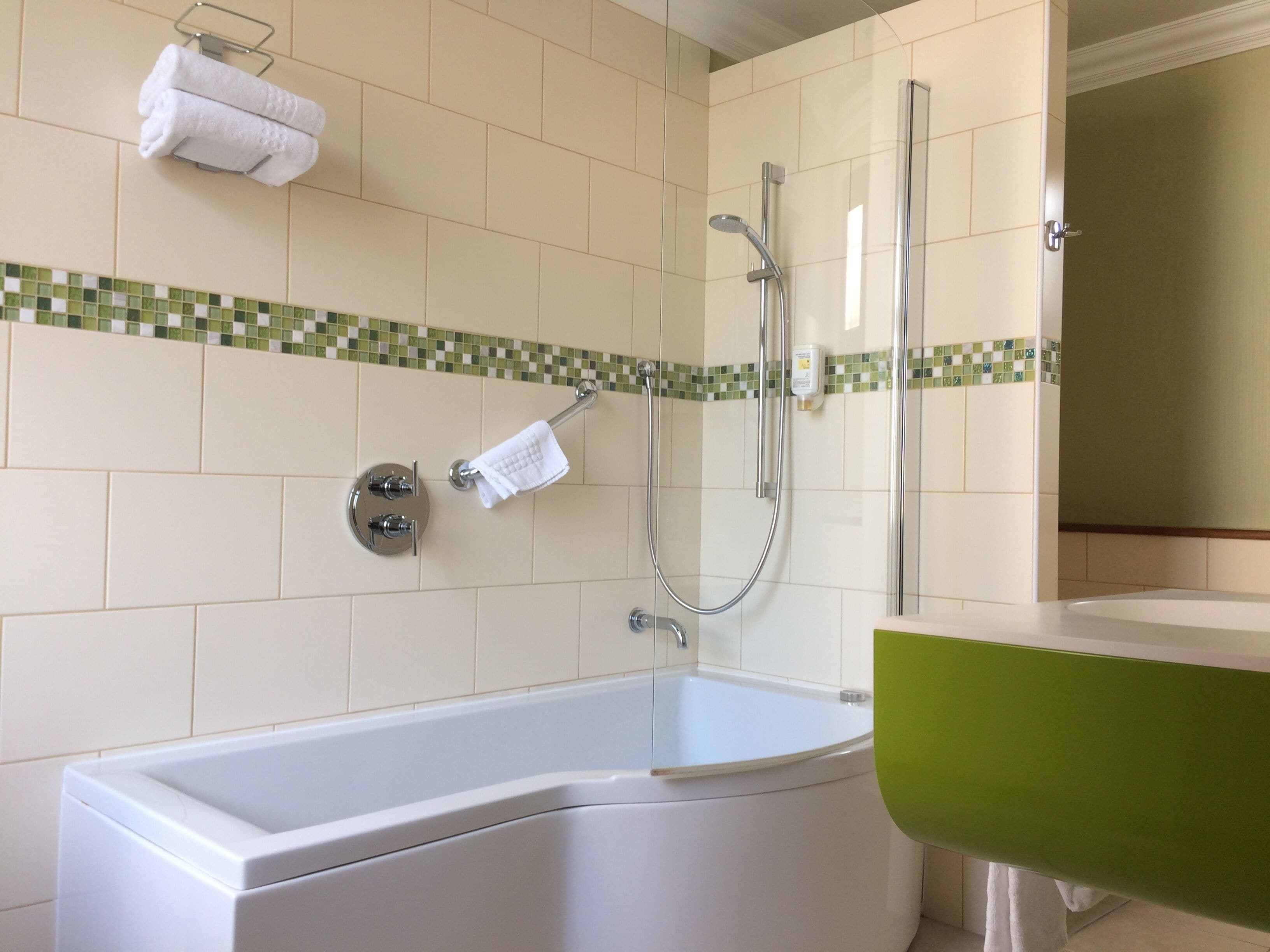 double room, balcony | bathroom | hair dryer, towels, soap, shampoo