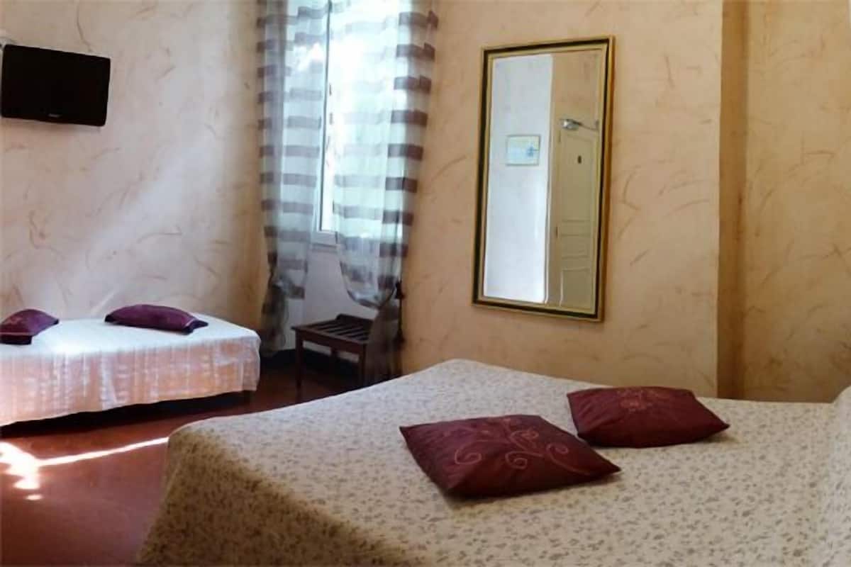 Family Quadruple Room | Premium bedding, in-room safe, iron/ironing board