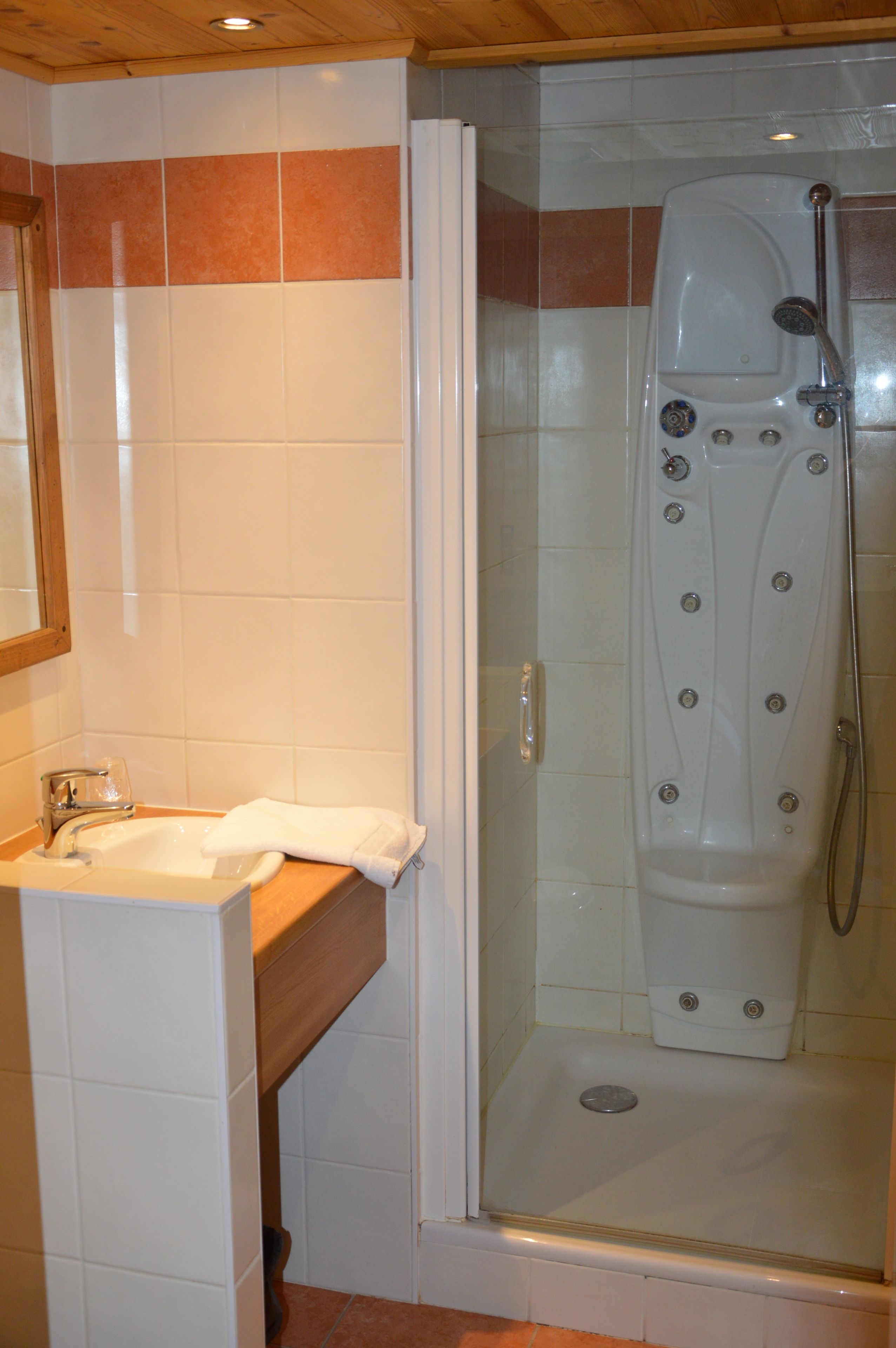 free toiletries, hair dryer, towels