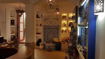 Sala de estar en el lobby