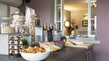 Daily buffet breakfast (EUR 12.50 per person)