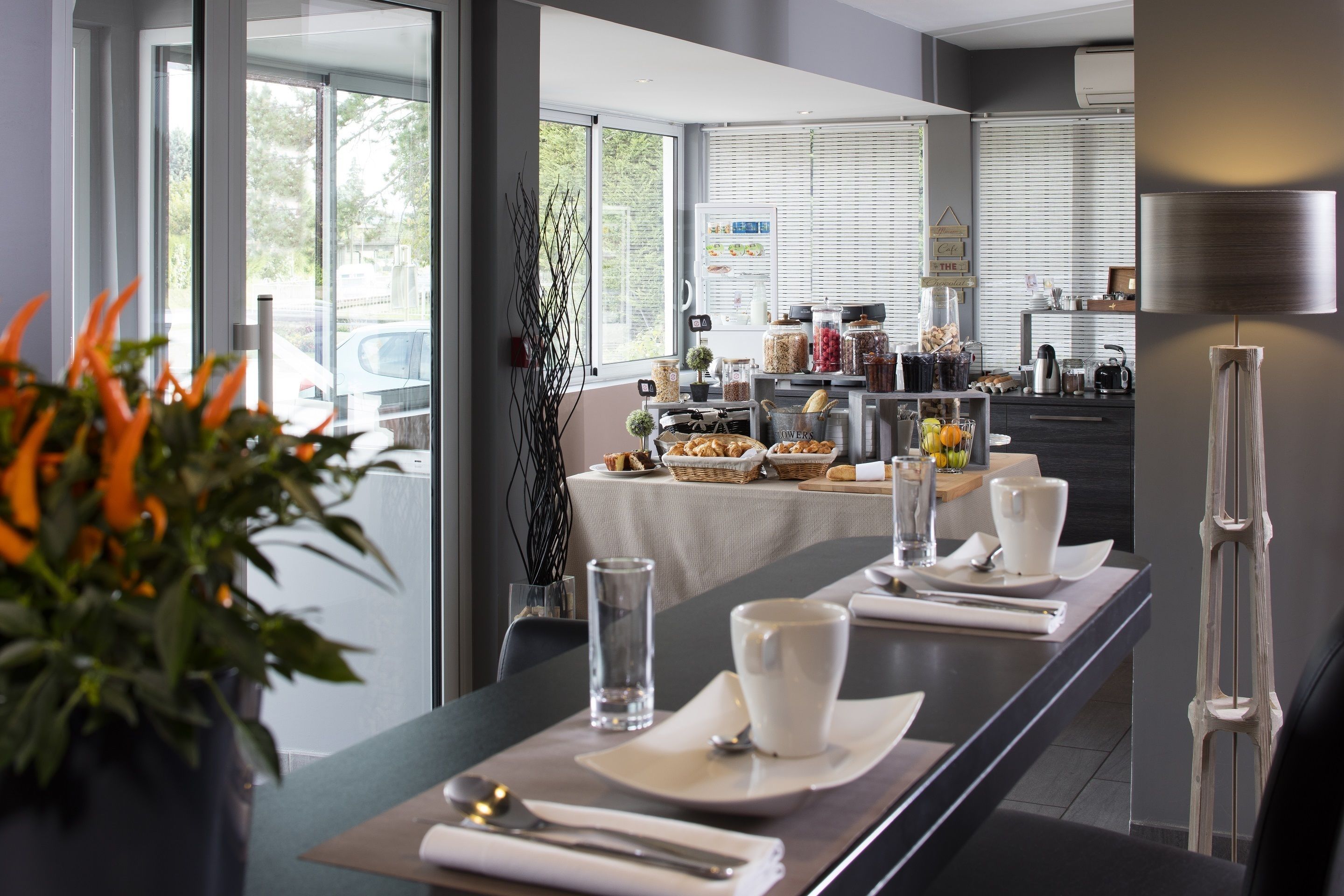 daily buffet breakfast (eur 12.50 per person)