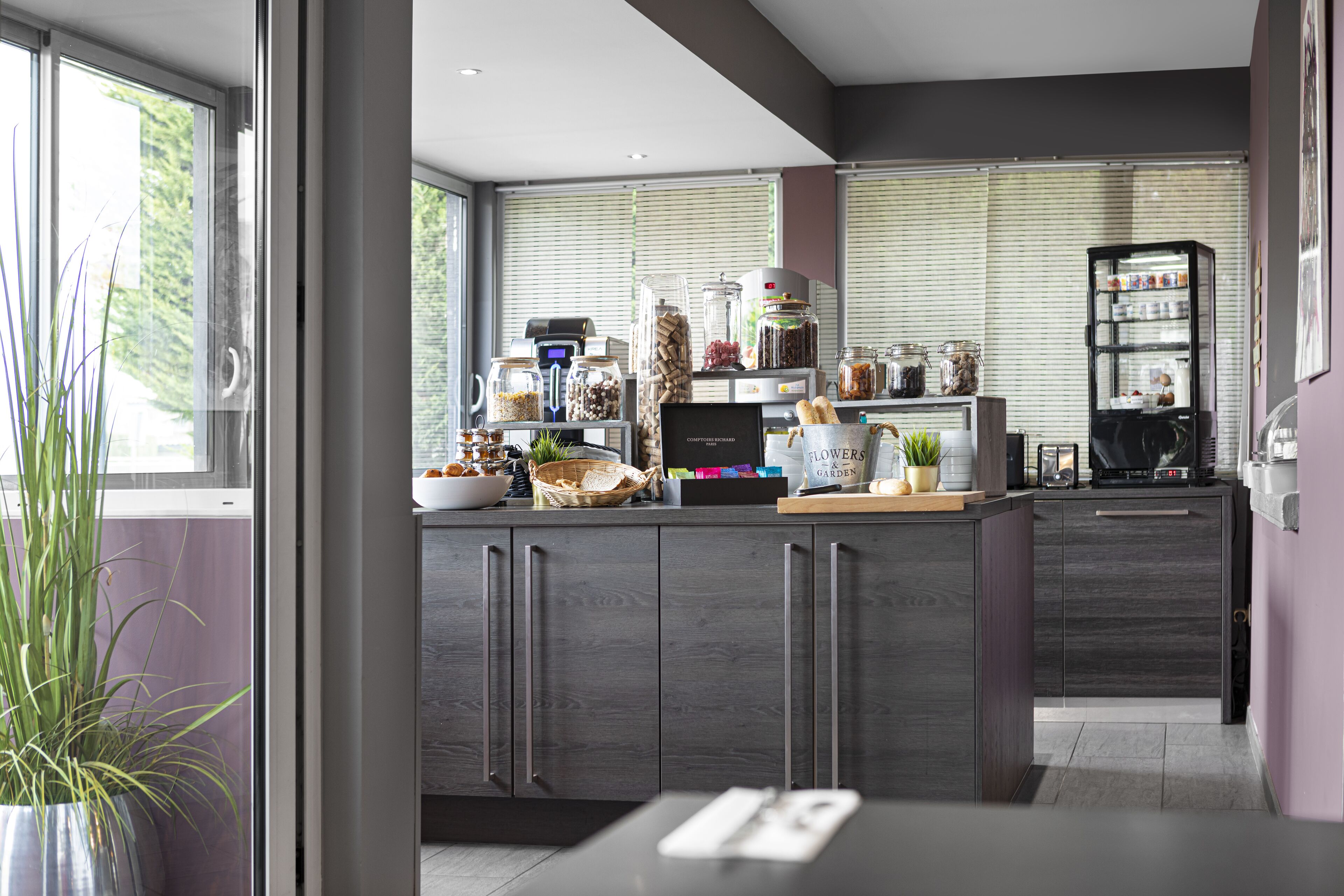 daily buffet breakfast (eur 12.50 per person)