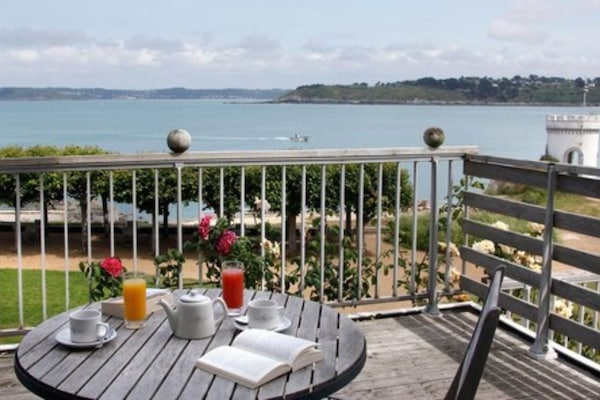 Utsikt mot havet/stranden