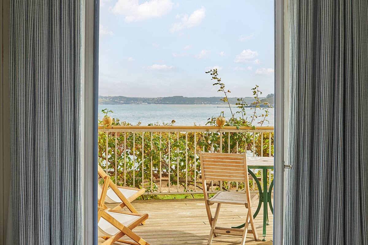 superior room, terrace, sea view | terrace/patio