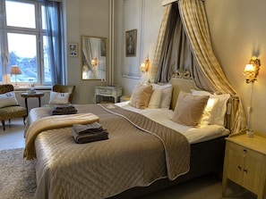 Classic Double Room, River View | Individually decorated, individually furnished, free WiFi, bed sheets - Strand Hotell (Norrköping)